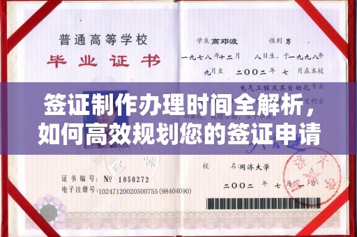 康平签证制作办理时间全解析，如何高效规划您的签证申请流程