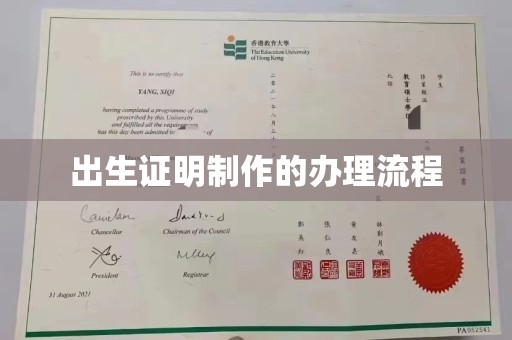 康平出生证明制作的办理流程