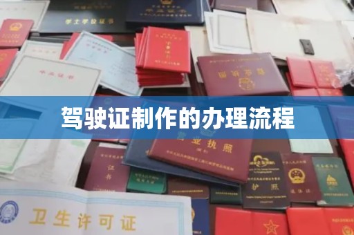 康平驾驶证制作的办理流程