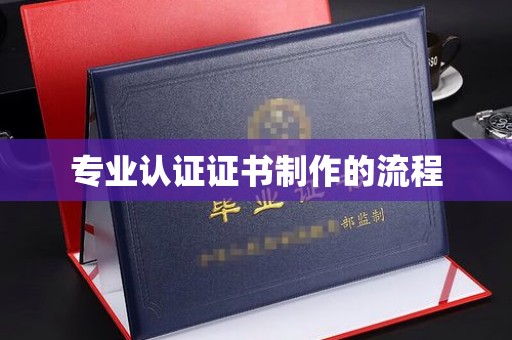 康平专业认证证书制作的流程