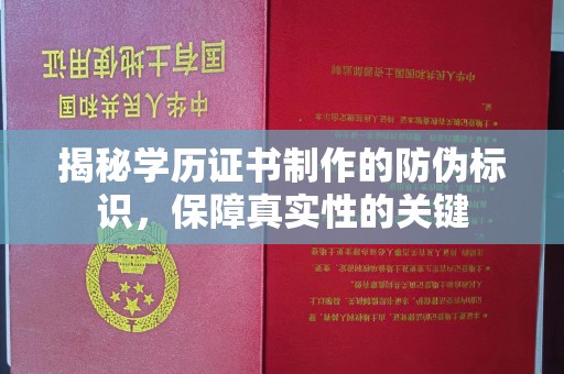 康平揭秘学历证书制作的防伪标识，保障真实性的关键