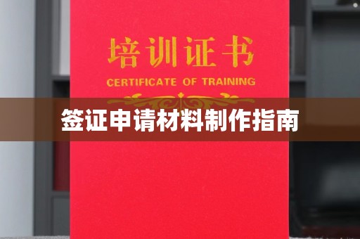 康平签证申请材料制作指南