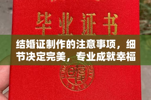 康平结婚证制作的注意事项，细节决定完美，专业成就幸福