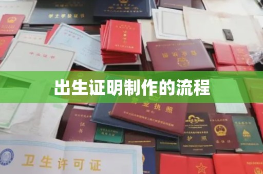 康平出生证明制作的流程